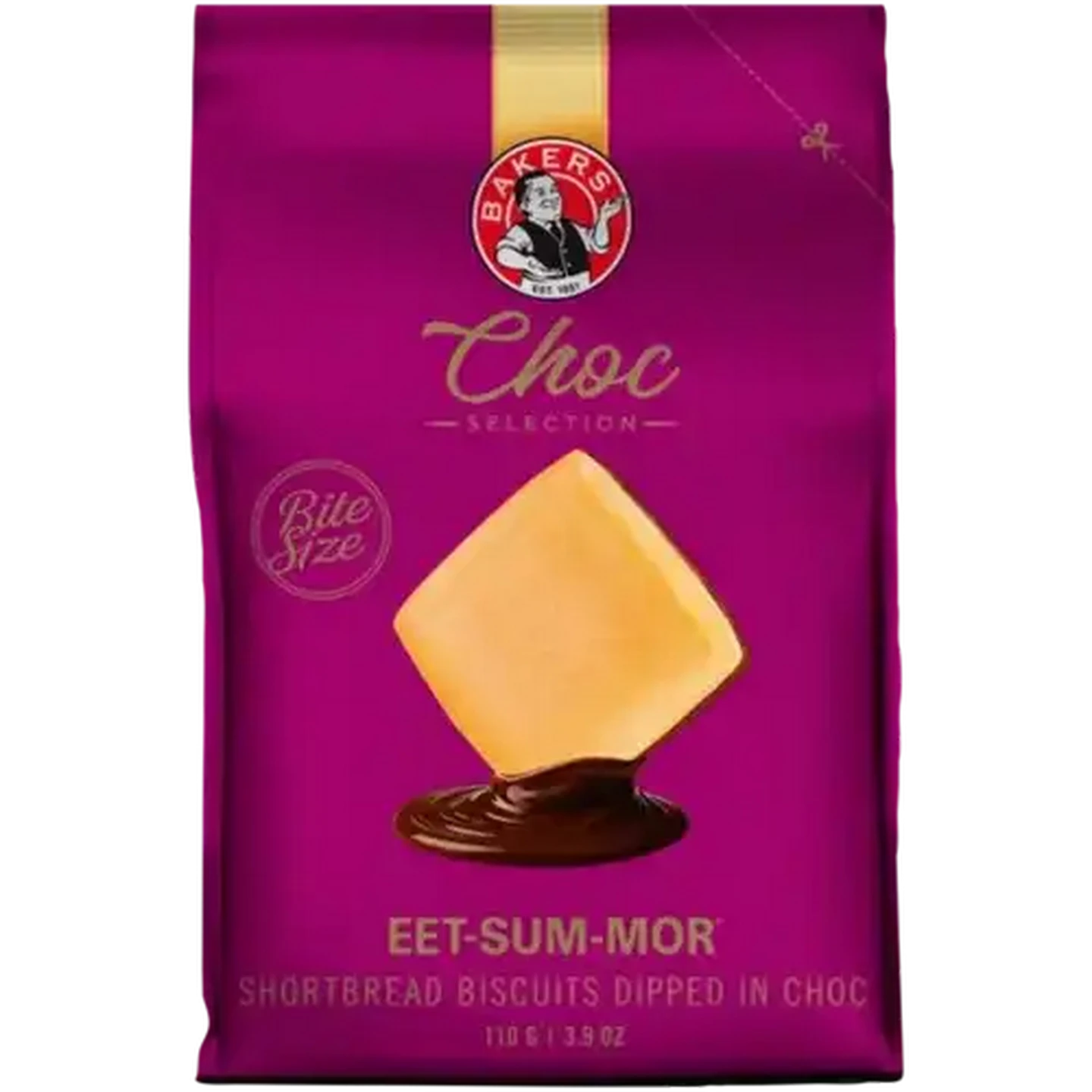 Bakers Eet Sum Mor Biscuits Enrobed 110g