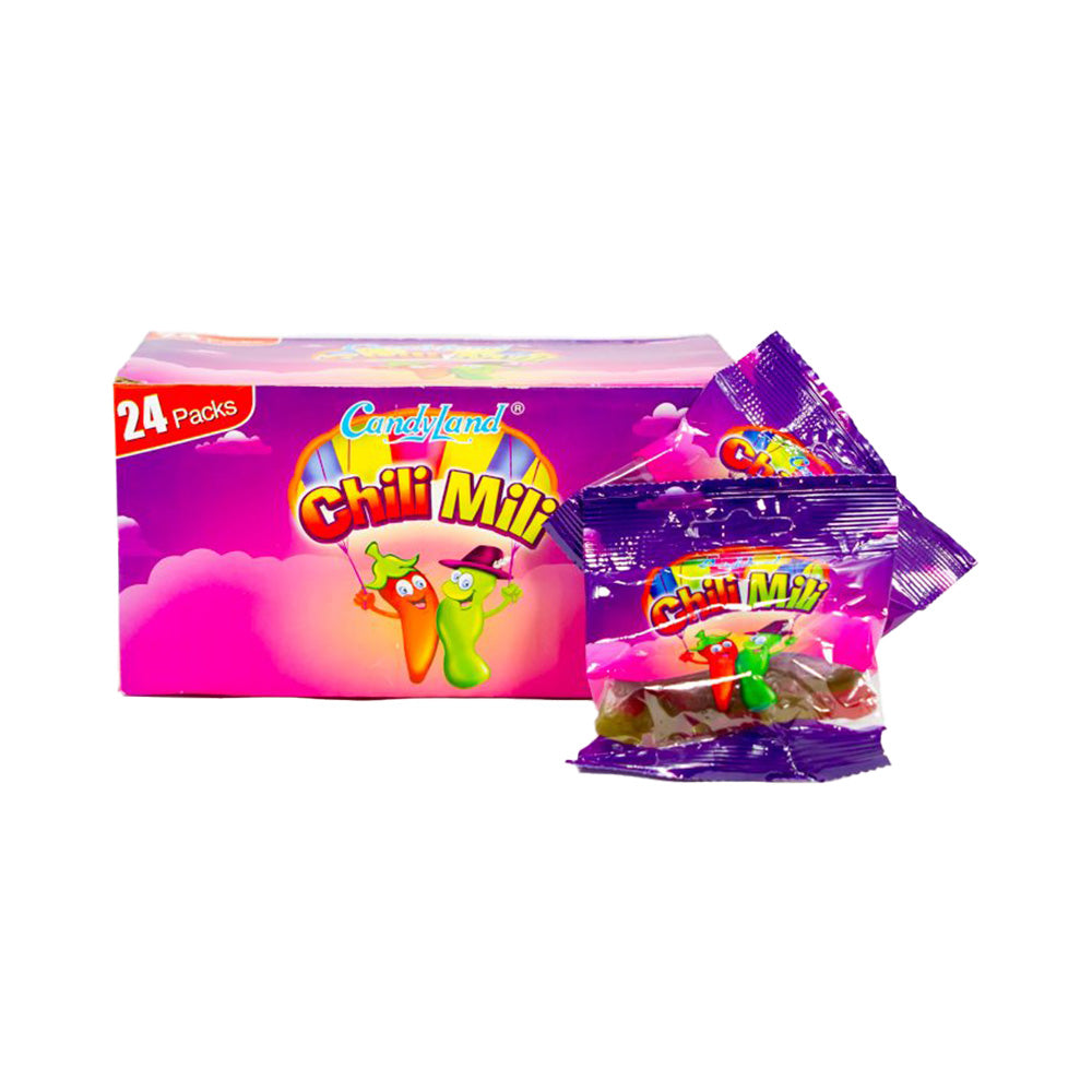 CandyLand Chili Mili Candy Gummy Box 18gx24