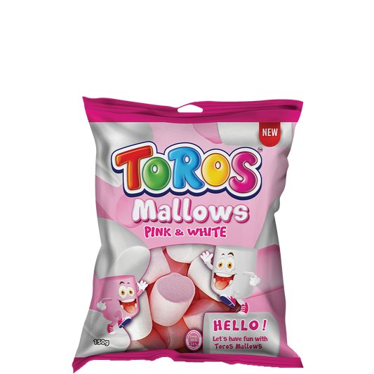 Toros Mallows 150g Pink & White