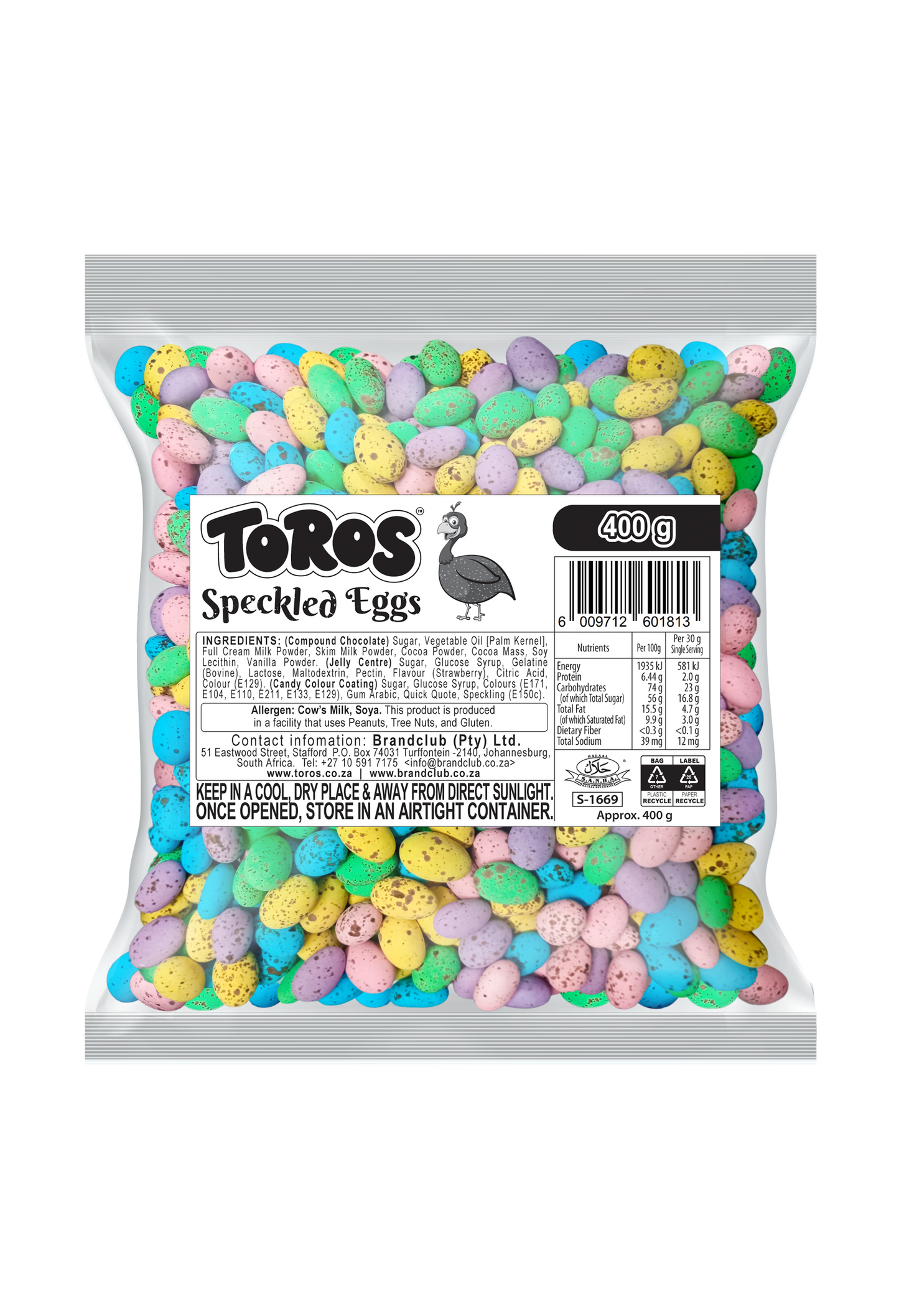 Toros Speckled Eggs 400g