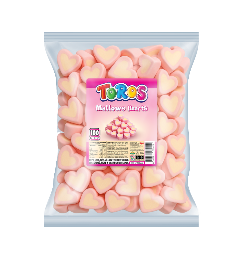 Toros Mallow Hearts 500g