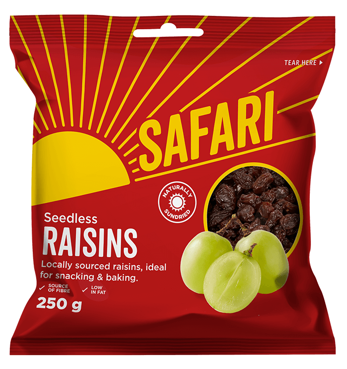 Safari Seedless Raisins 250g