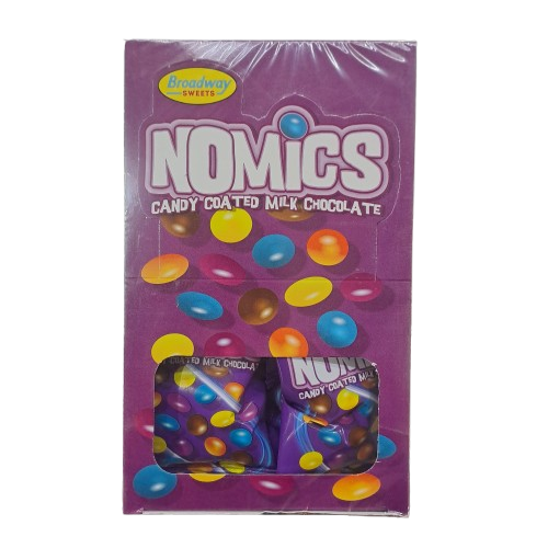 Nomics Candy Coated Milk Chocolate 27g 24's