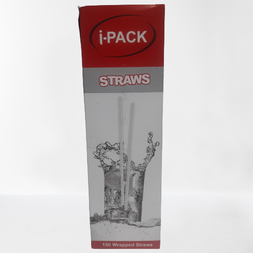 St Ipack Wrapped Straws 150s