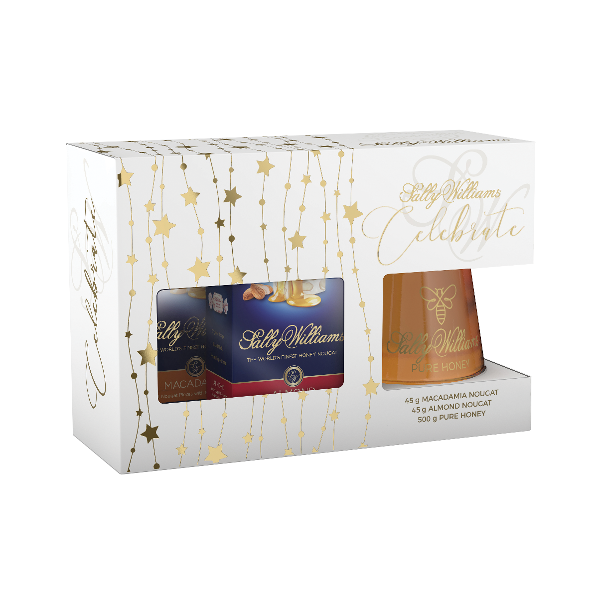 Sally Williams Honey Nougat Gift box 3Pcs