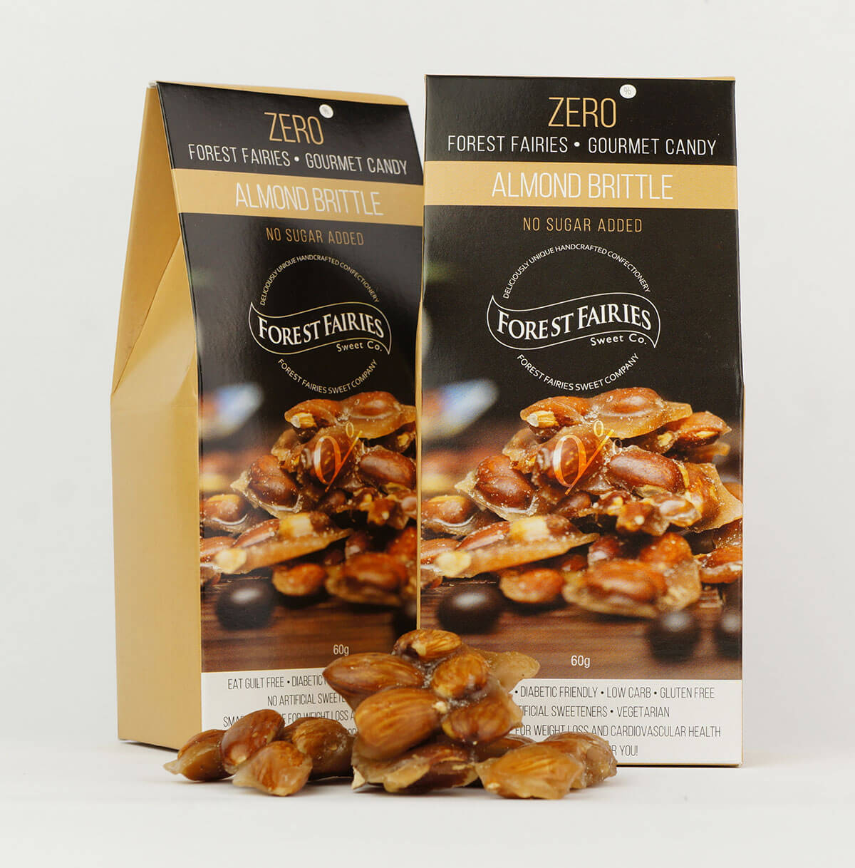 Forest Fairies Zero Almond Brittle 60g