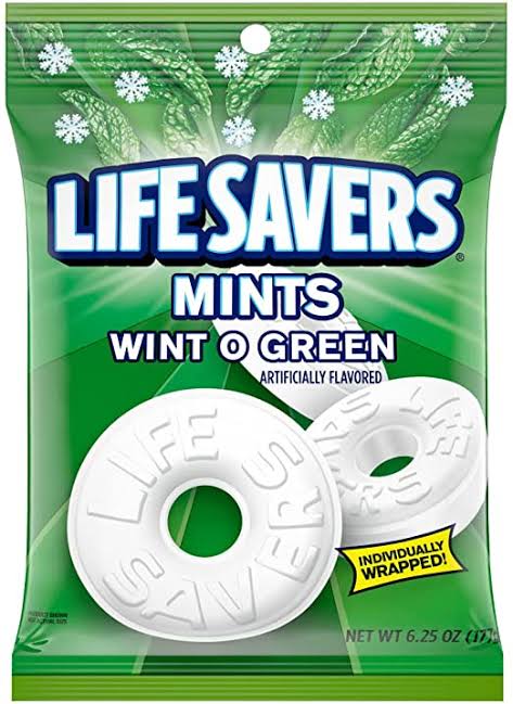 Lifesavers Mints Wint O Green 177g