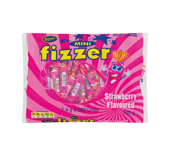 Mini Fizzer Strawberry 100s