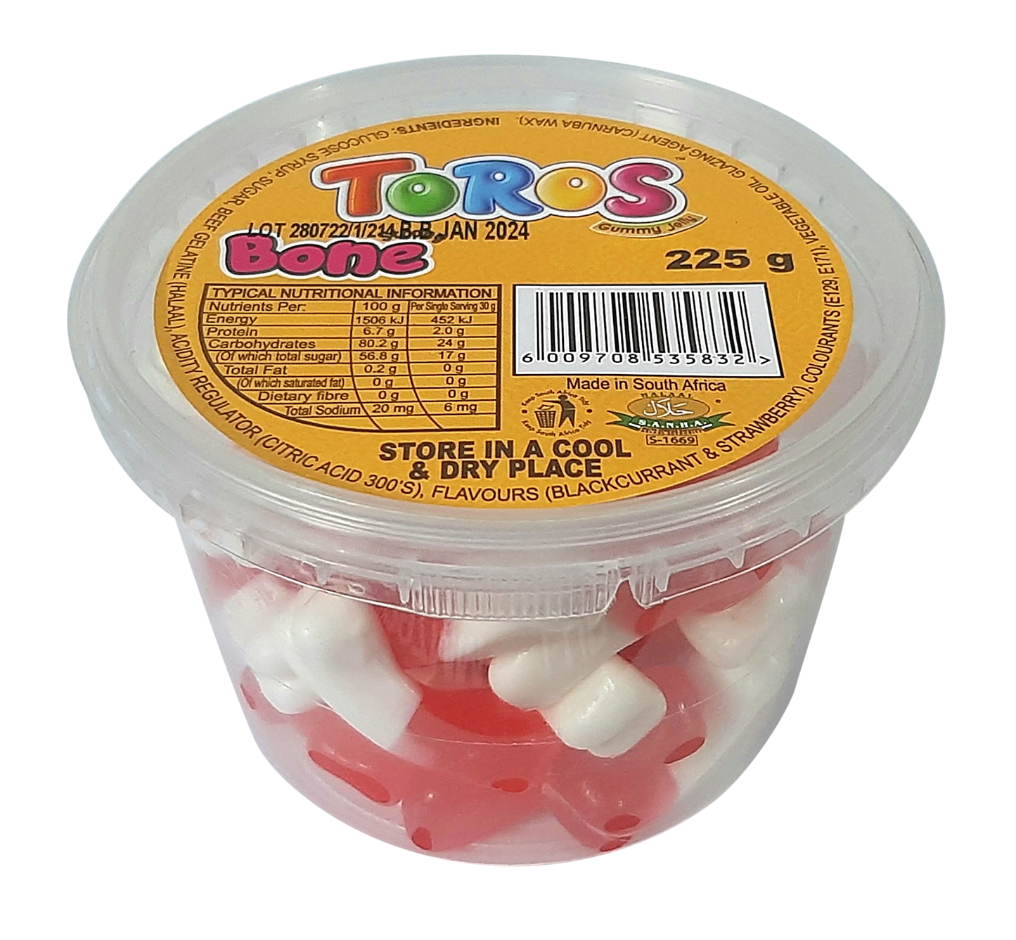 Toros Tub Bones Gummy Jelly 225g