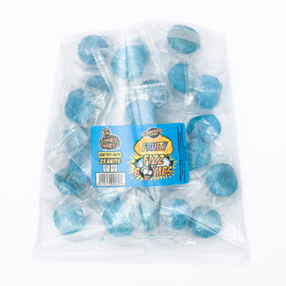Cartoon Candy Fruity Fizz Bombs Sour Tutti-Frutti 25's