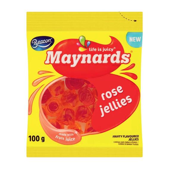 Maynards Rose Jellies 100g – DB Cash & Carry