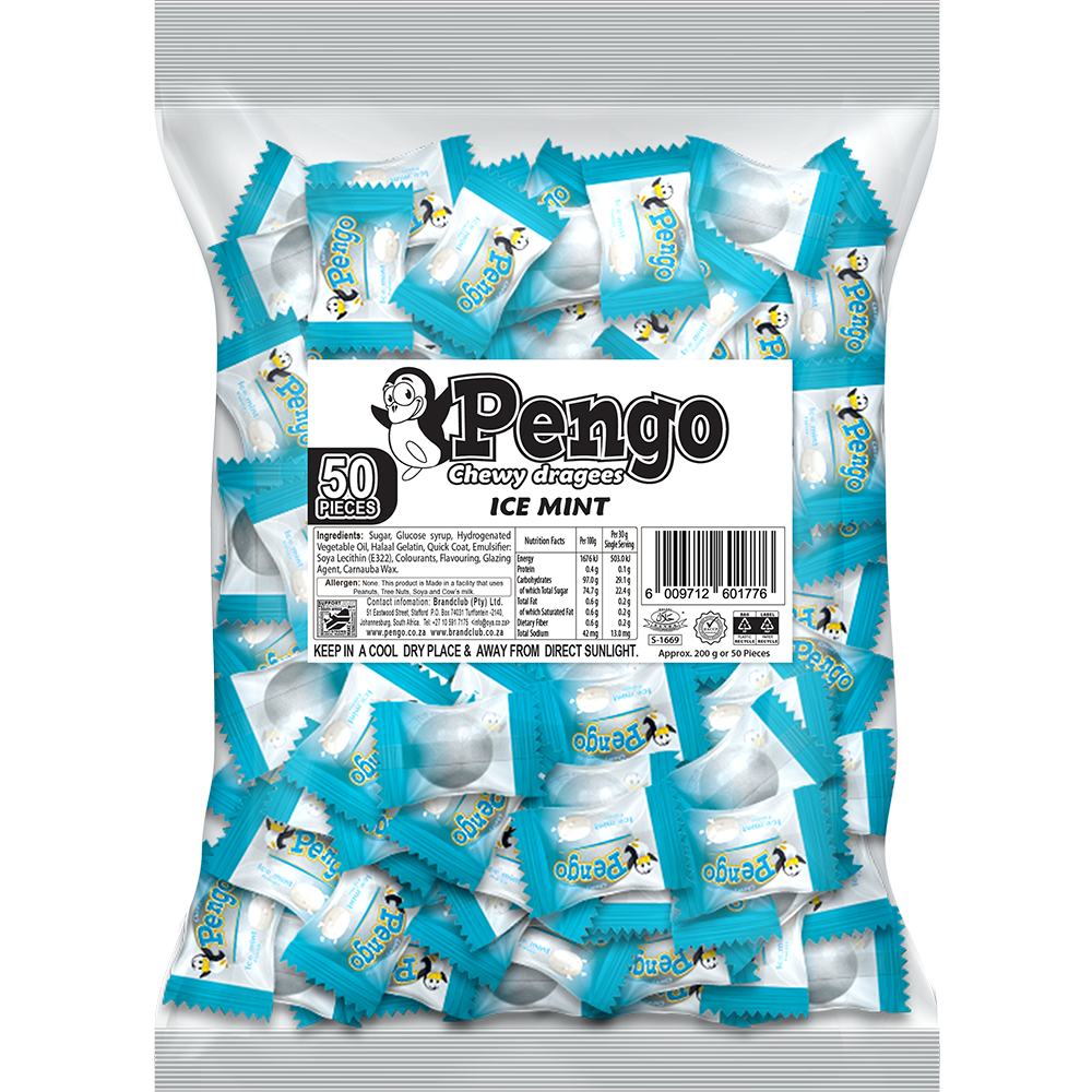 Pengo Chewy Dragee Ice Mint 50's