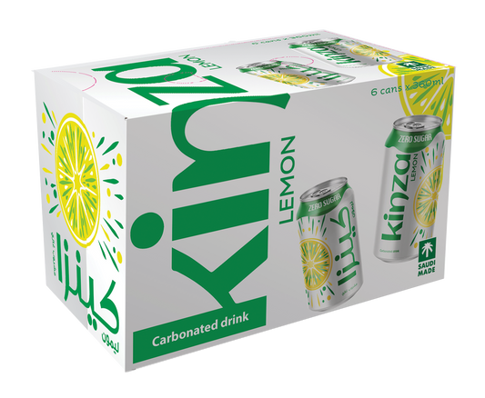 Kinza Zero Lemon 360ml 6's