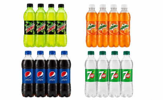 Pepsi, Miranda, Mountain Dew, 7Up (12*330ml)