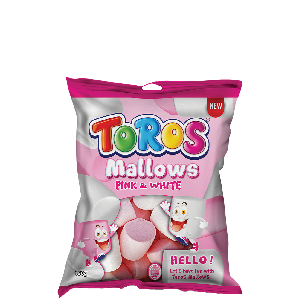 Toros Mallows 150g Pink & White