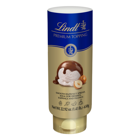 Lindt Spread Premium Hazelnut Topping 650g