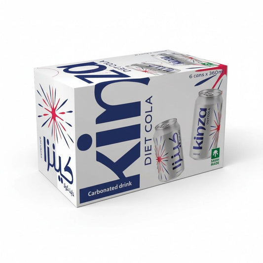 Kinza Diet Cola 360ml 6's
