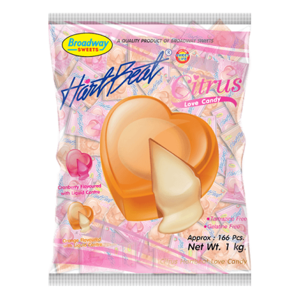 Hartbeat Love Candy Citrus 1kg 166pc
