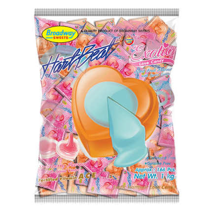 Hartbeat Love Candy Exotic 1kg 166pc