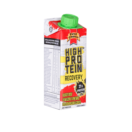 First Choice High Protein Recovery Milk- Peanut Butter 6 x 250ml