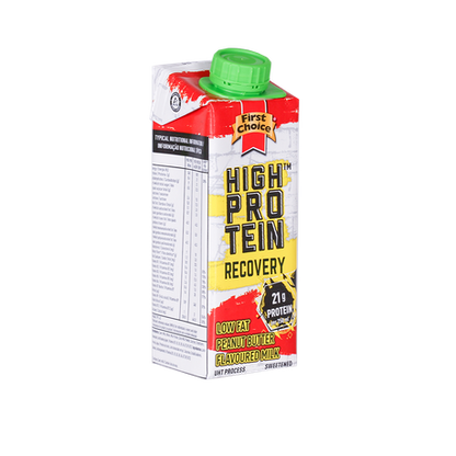 First Choice High Protein Recovery Milk- Peanut Butter 6 x 250ml