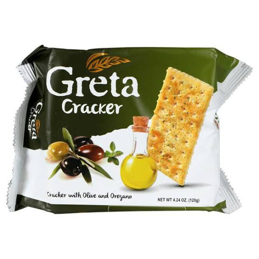Greta Olive Oregano Crackers 30gx4