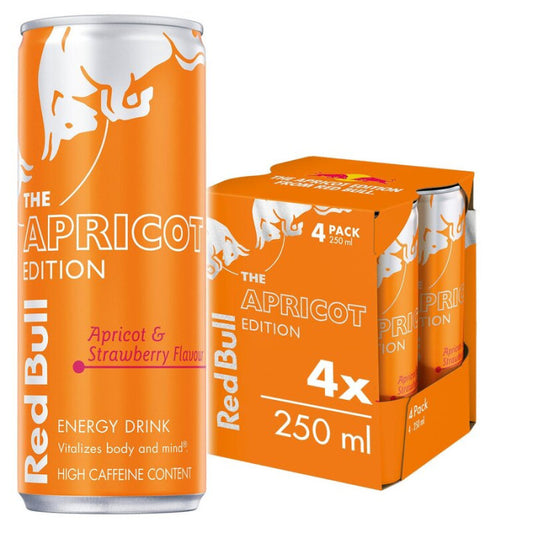 Red Bull Apricot & Strawberry 250ml 4's