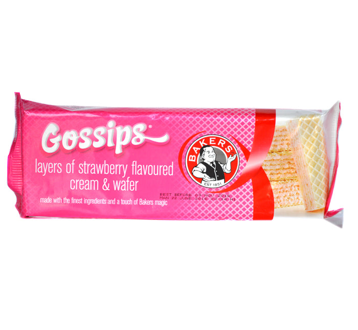 BAKERS GOSSIP STRAWBR 100G