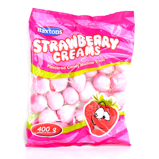 BAXTON STRAWB CREAMS 400G