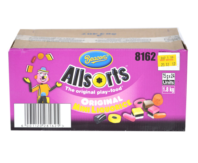 BEAC LIQ ALLSORTS MINI 75G 24S