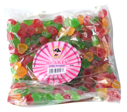 CAPTAIN CANDY HEARTS 1KG