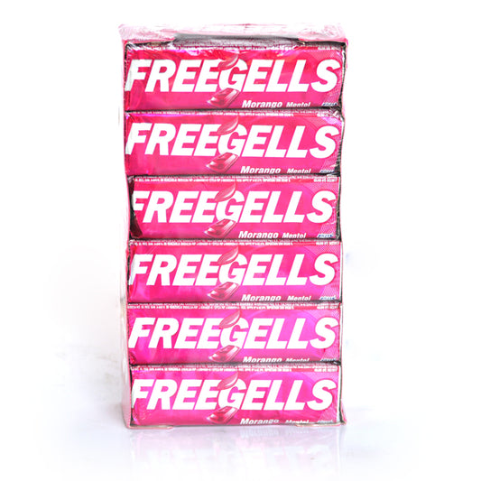 FREEGELLS STRAW MENTHOL 12S