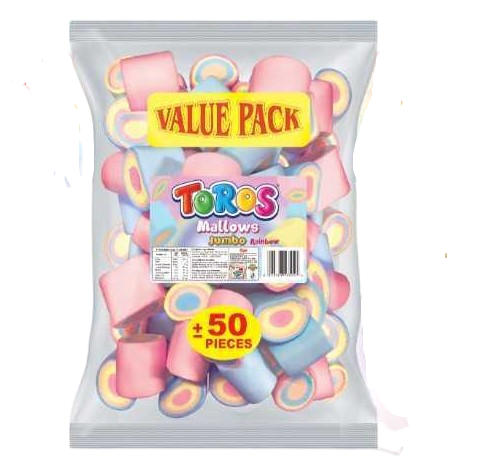 Toros Mallow Jumbo Rainbow 50s