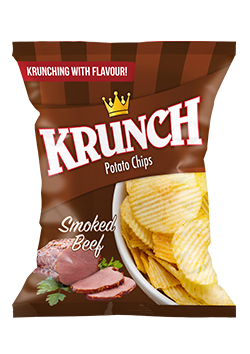 KRUNCH CHIPS S/BEEF 125G