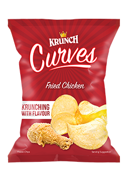 KRUNCH CURVES F/CHICKEN 125G