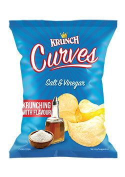 KRUNCH CURVES S/VINEGAR 125G