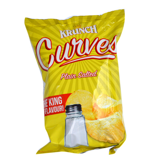 KRUNCH CURVES SALTED 125G