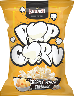 KRUNCH POPCORN CREAMY CHEDDAR 90G