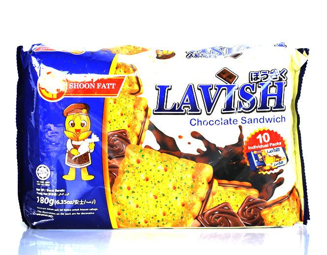 LAVISH CHOC SANDWICH 180G