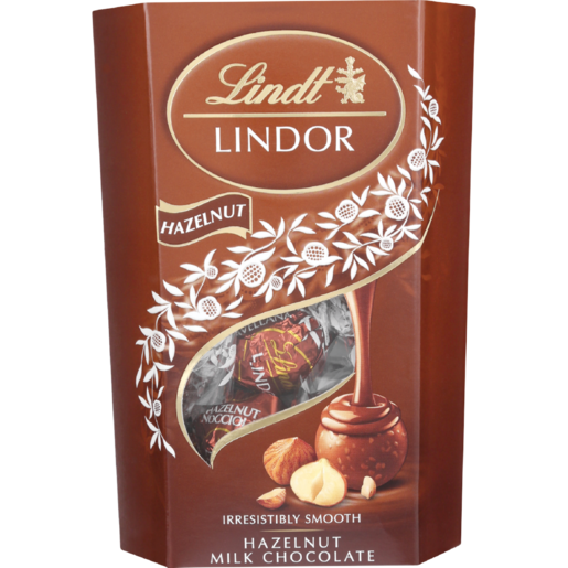 LINDT LINDOR BALLS H/NUT 200G