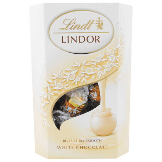 LINDT LINDOR BALLS WHITE 200G