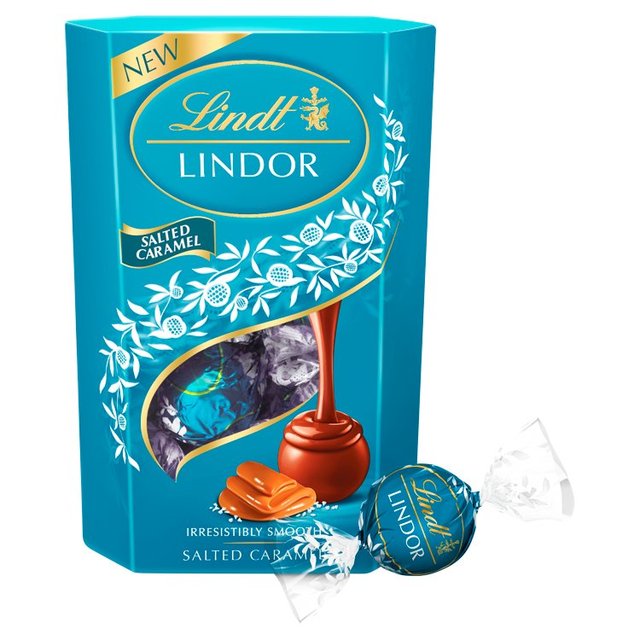 LINDT LINDOR SALT CARAMEL 200G