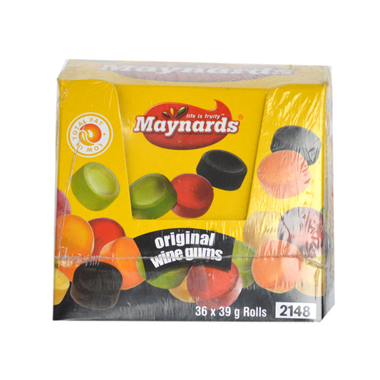 MAYN WINE GUM ROLLS 36S