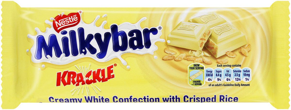 NES MILKYBAR KRACKLE 150G