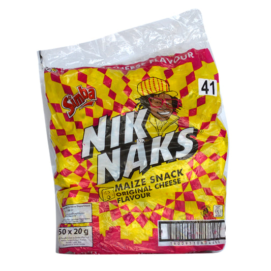 NIKNAKS CHEESE 20G 50S