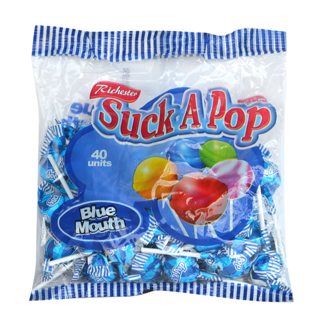 RICH SUCK A POP BLUE 40S