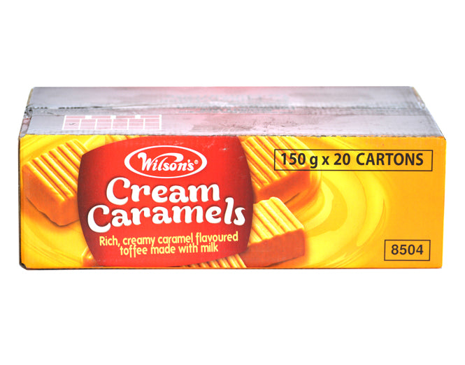 WILSON CREAM CARAMEL 150G 20S