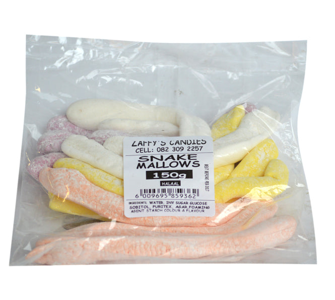 ZAFFYS SNAKE MALLOWS 150G