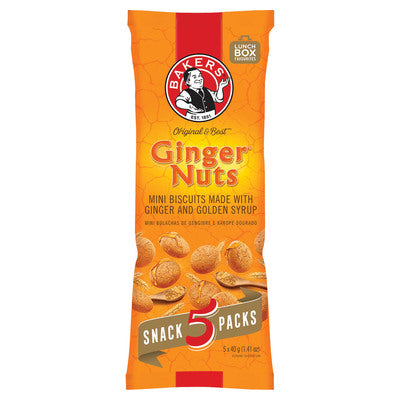 Bakers Ginger Nut Mp 40g 5s