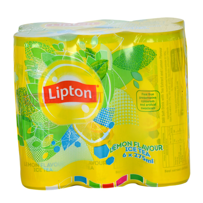 LIPTON LEMON 330ML 6S